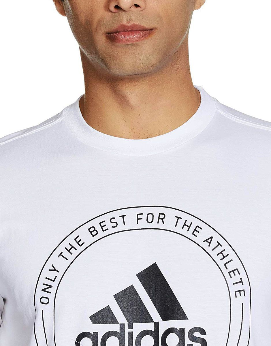ADIDAS Adi Emblem Tee White ADIDAS Adi Emblem Tee White