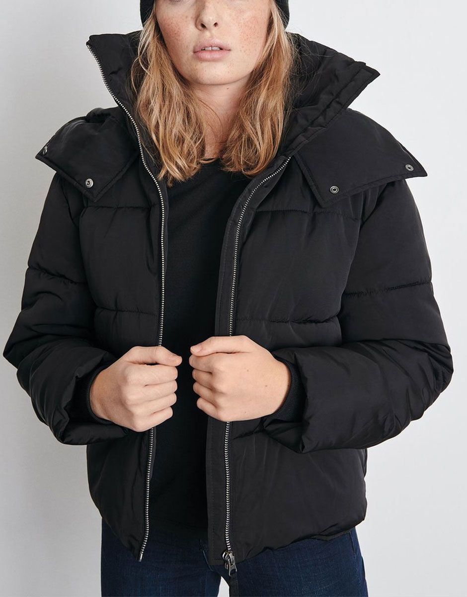 high neck padded jacket