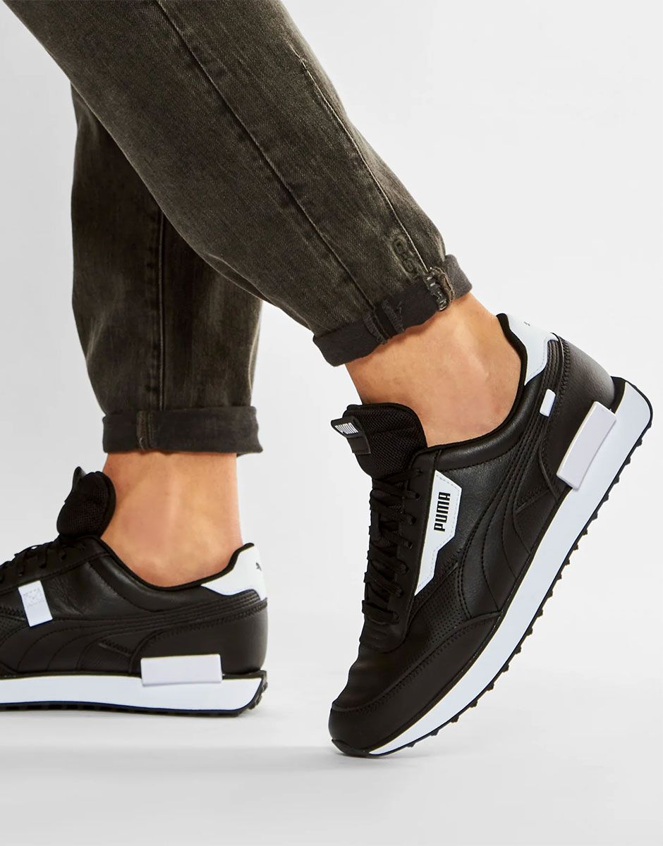 Puma future rider contrast black clearance