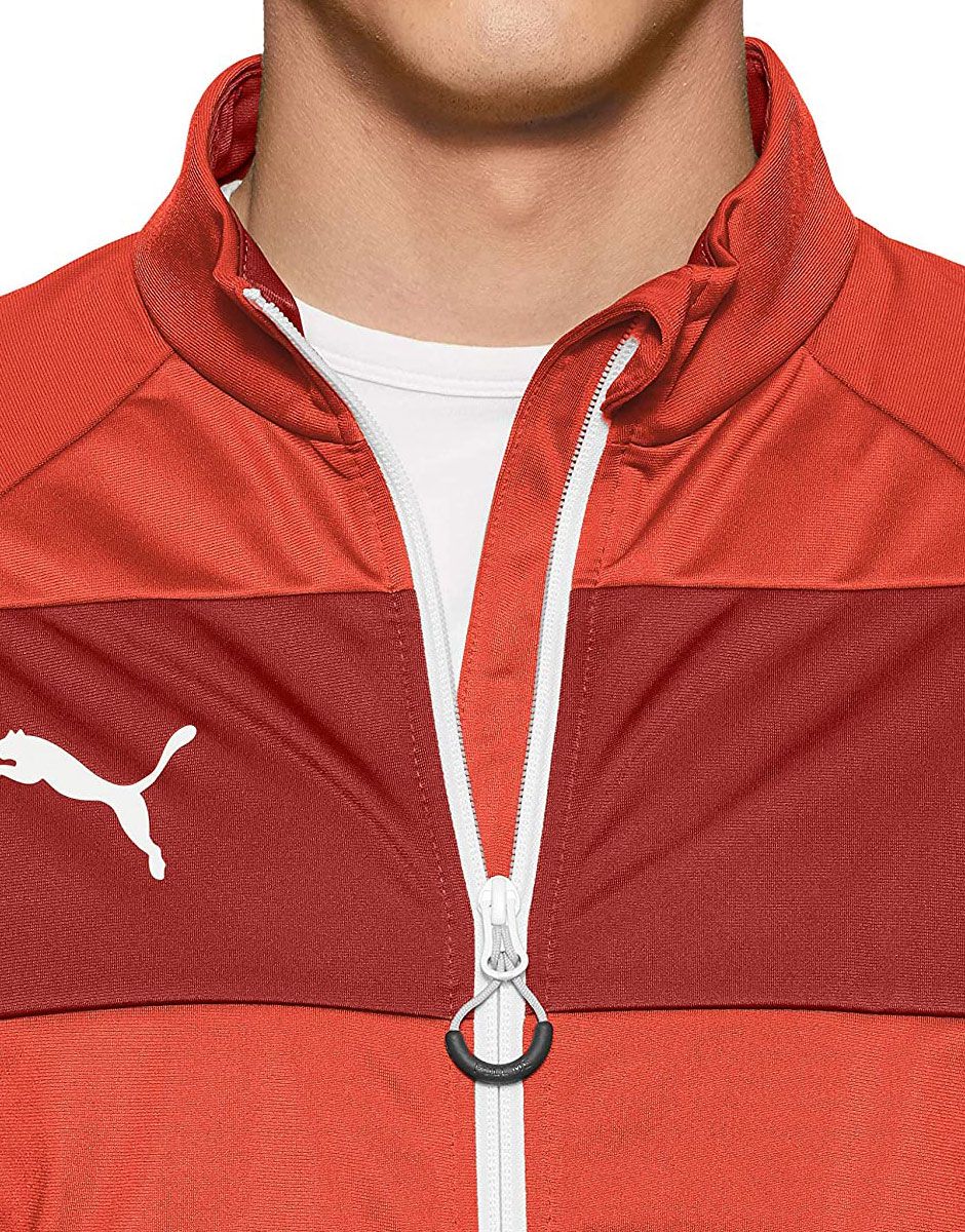 puma windbreaker red