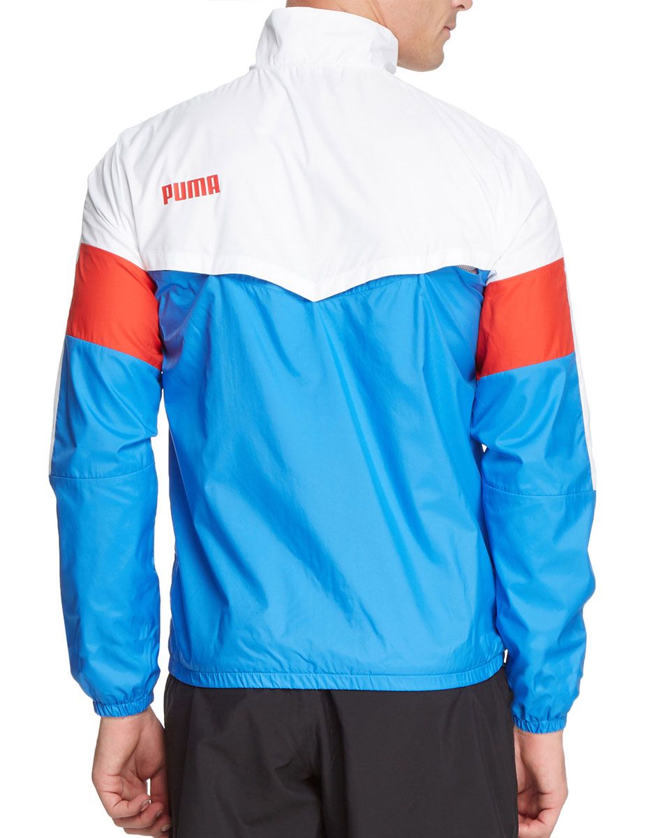 blue red windbreaker