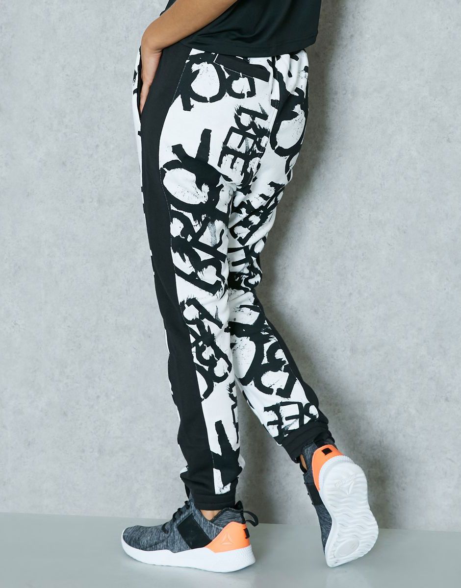 Reebok dance printed jogger clearance