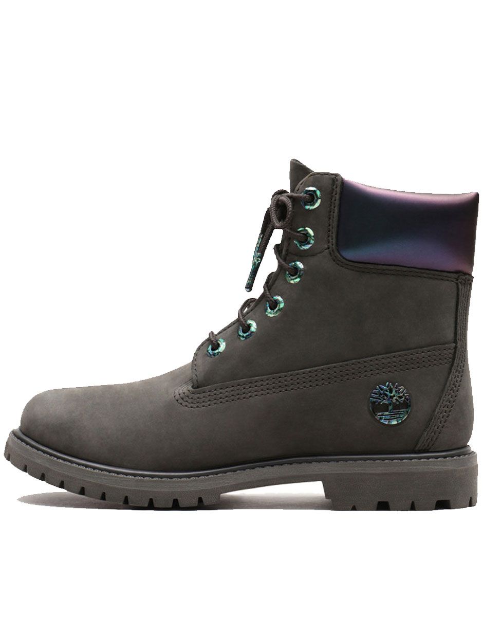 Slim premium 6 inch boots grey iridescent clearance