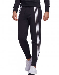 ADIDAS 3-Stripes Doubleknit Zipper Pants Black