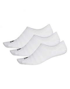 ADIDAS No Show Socks 3-Pairs White