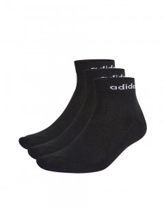 ADIDAS Half-Cushioned Ankle 3 Pairs Black