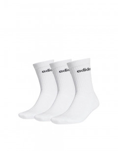 ADIDAS 3-Packs Half-Cushioned Crew Socks White