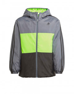 ADIDAS Colorblock Insulated Jacket Grey/Green