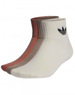 ADIDAS Originals Mid Ankle 3-Pack Socks Multi