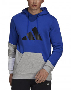 ADIDAS Sportswear Colorblock Hoodie Blue Grey