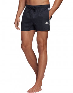 ADIDAS CLX 3-Stripes Swim Shorts Black