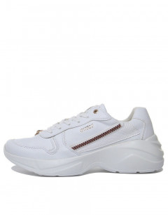 GUESS Viterbo Sneakers Whiite Gold