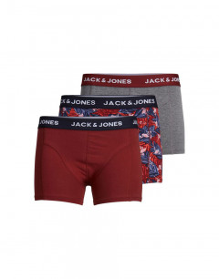 JACK&JONES 3-pack Flamingo Truncks Multi