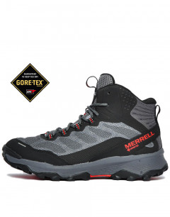 MERRELL Speed Strike Mid Gore-Tex Shoes Grey/Black