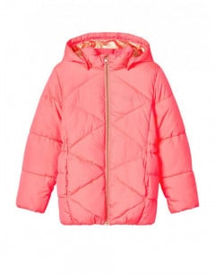 NAME IT Milton Quilted Puffer Jacket Neon Pink