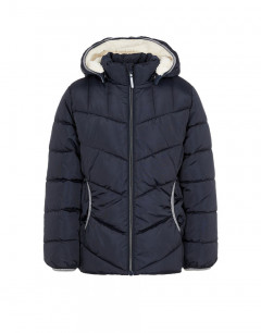 NAME IT Teddy Lined Puffer Jacket Dark Sapphire