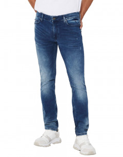ONLY&SONS Loom Zip Sweat Slim Jeans Denim