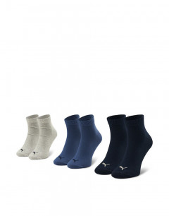 PUMA 3-pack Quarter Plain Socks NGB
