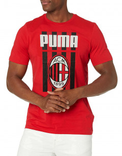 PUMA AC Milan ftblCore Graphic Tee Tango