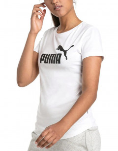 PUMA Essentials Logo Tee White