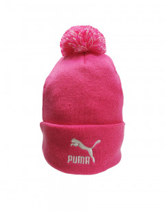 PUMA LS Core Knit Pom Pom Beanie Pink