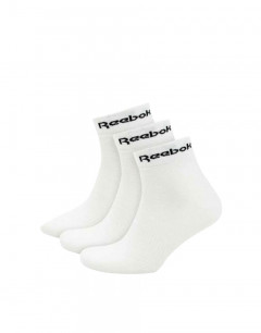 REEBOK 3-Packs Active Core Ankle Socks White