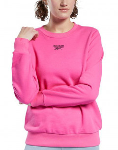 REEBOK Classics Small Logo Crew Sweatshirt Pink