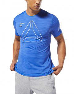 REEBOK Training Active Chill Graphic Tee Blue