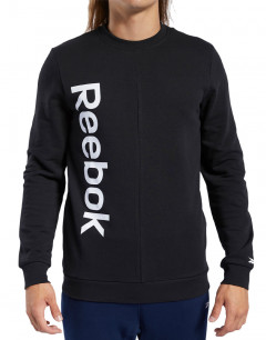 REEBOK Training Essentials Linear Logo Sweatshirt Black