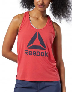 REEBOK WOR Supremium Logo Tank Top Red