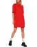 ADIDAS Originals Adicolor Classics Big Trefoil Tee Dress Red