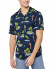 ONLY&SONS Hawaiian Print Relaxed Fit Shirt Navy