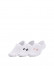 UNDER ARMOUR 3-Packs Essential Ultra Low Cut Socks White