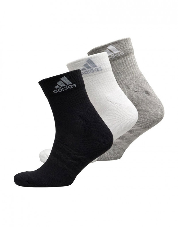 ADIDAS 3 Stripes Performance Ancle Socks 3 Pairs Black