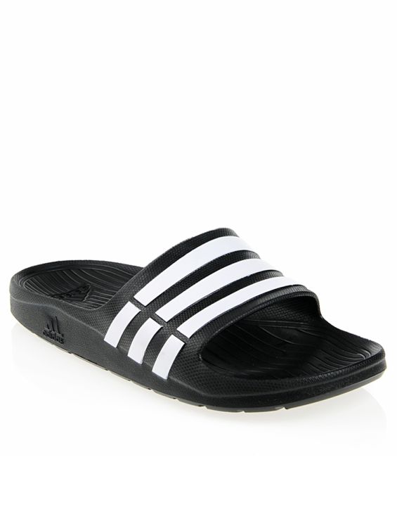 Adidas duramo slides black clearance