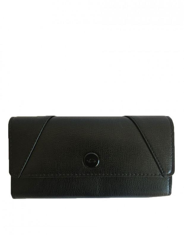 CARPISA Leather Long Luxury Wallet Black