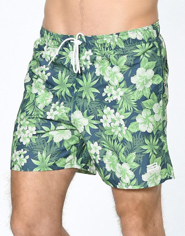 JACK&JONES Tropic Plant Shorts Green