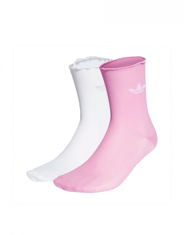 ADIDAS 2000 Luxe Socks 2 Pairs White/Pink