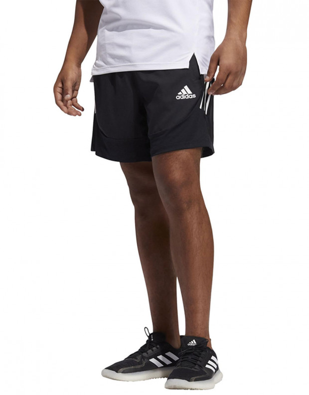 ADIDAS Aeroready 3-Stripes Slim Shorts Black