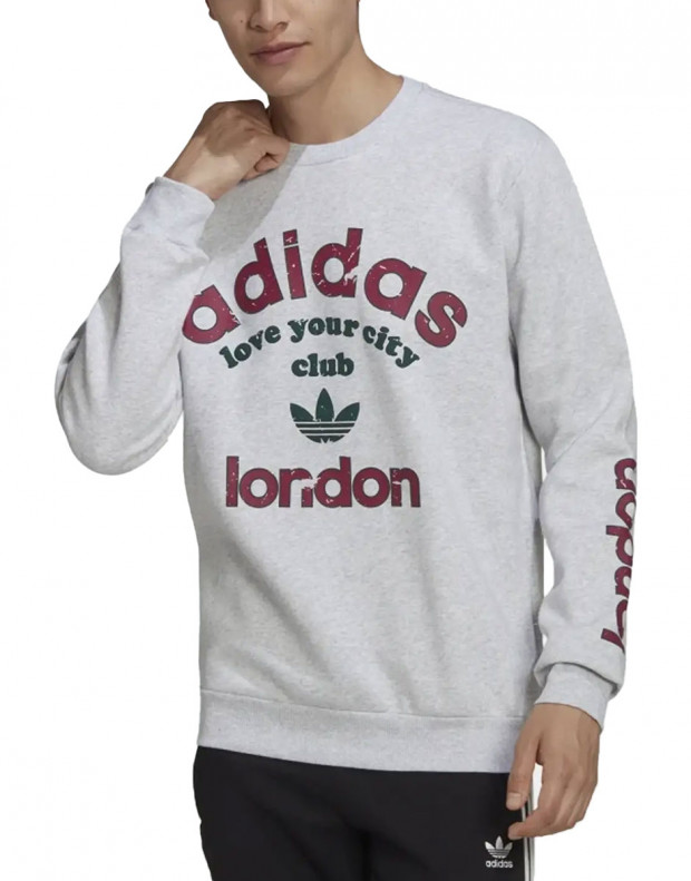 ADIDAS Originals London Logo Sweatshirt Grey