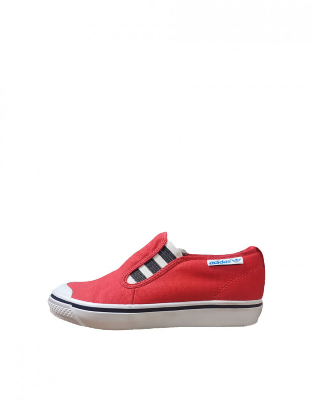 ADIDAS Vulc Slip On Shoes Red
