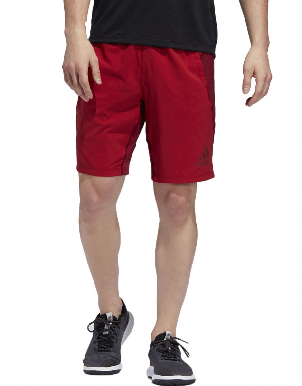 ADIDAS 4KRFT Woven 10-inch Shorts Red