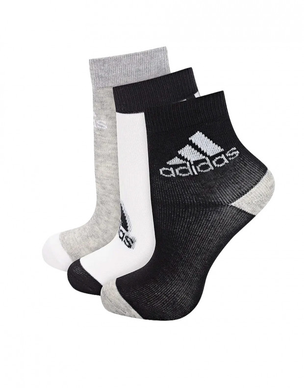 ADIDAS Ankle Socks 3 Pairs Black