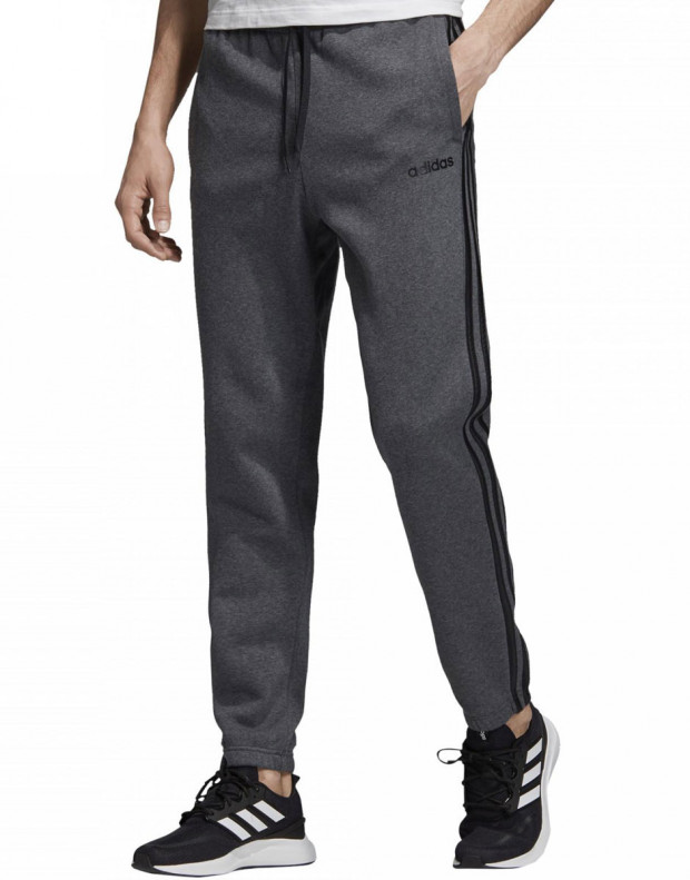 ADIDAS Essentials 3 Stripes Tapered Pants Grey