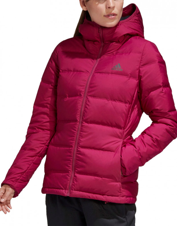 ADIDAS Helionic Down Hooded Jacket Pink