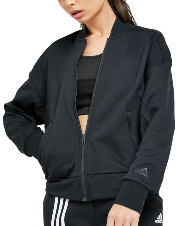 black adidas bomber jacket