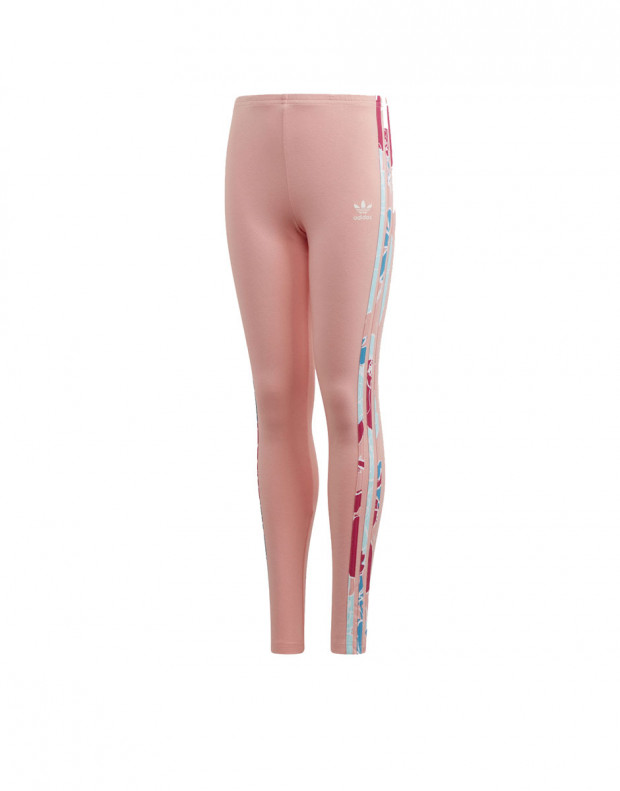 ADIDAS Originals 3-Stripes Floral Leggings Pink
