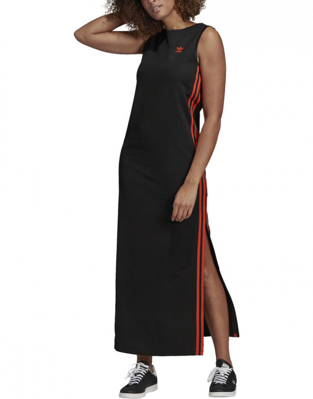 ADIDAS Originals 3-Stripes Long Dress Black