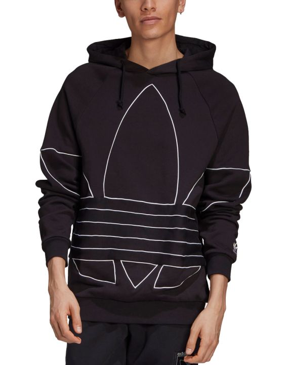 Adidas originals big trefoil pullover hoodie clearance