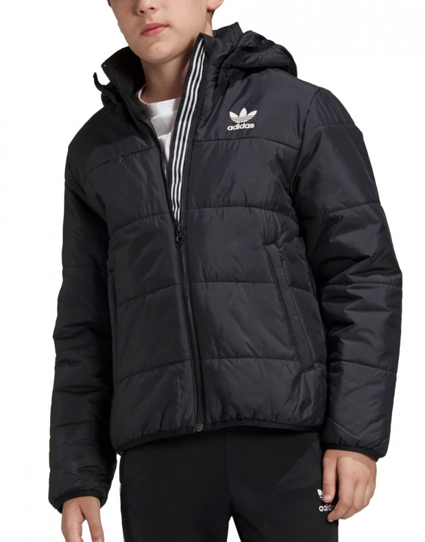 ADIDAS Padded With Reflective Details Coat Black
